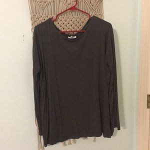 grey piko top